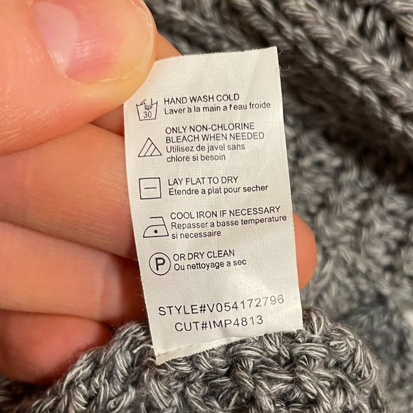 Vince Marled Grey Hand-Knit Sweater - Picture 10 of 14